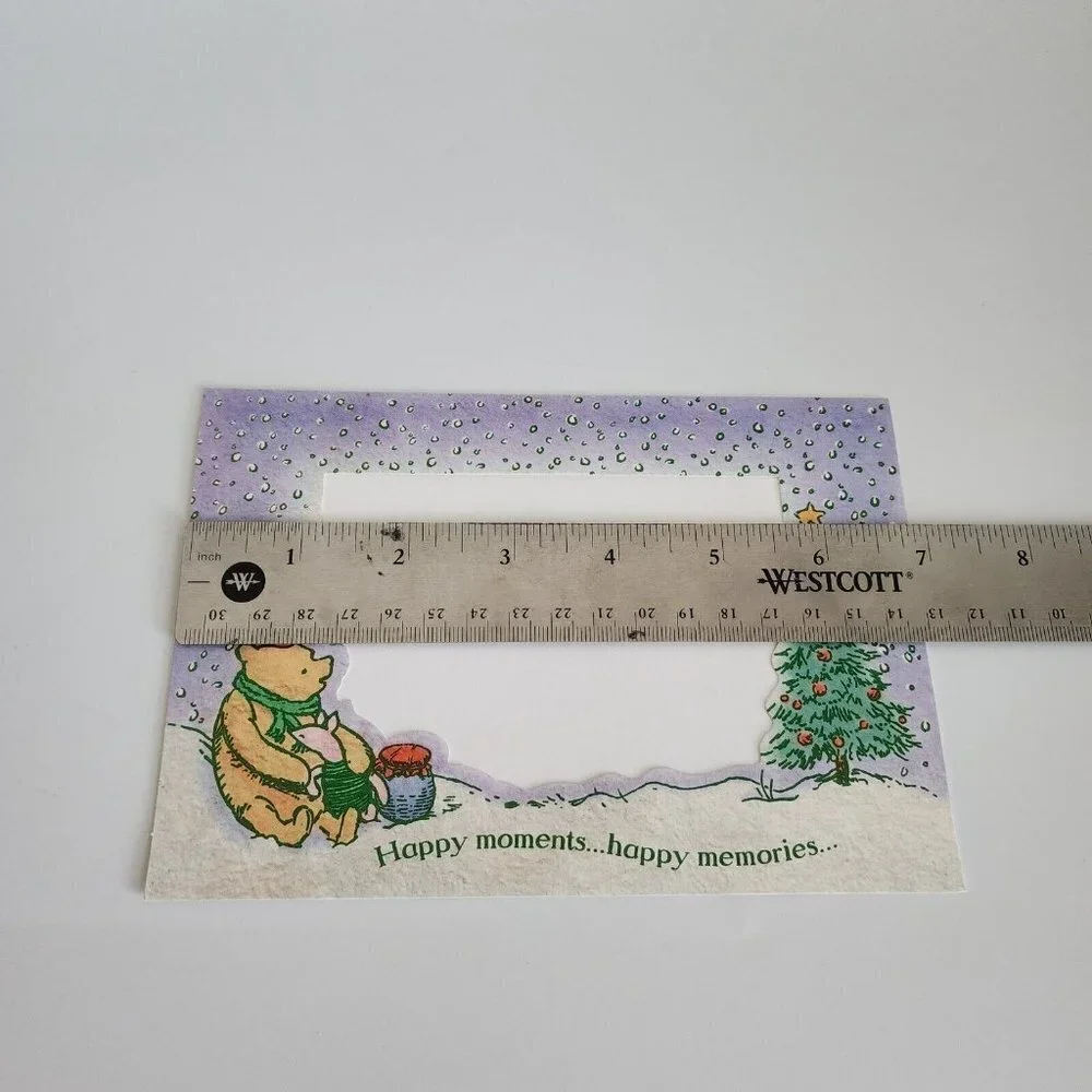 SET OF 8 Hallmark Classic Pooh HAPPY MOMENTS HAPPY MEMORIES Picture Frame Cards